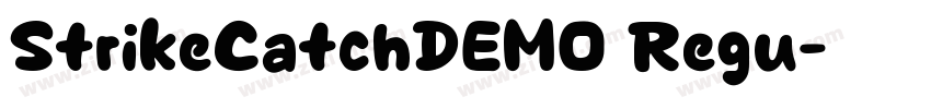 StrikeCatchDEMO Regu字体转换
